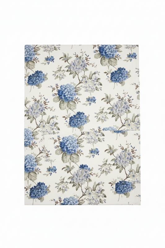 Blue Hydrangea Bedsheet Set