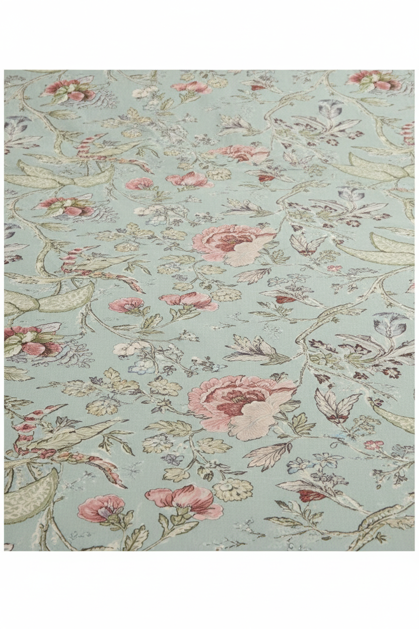 Sage Floral Bedsheet Set