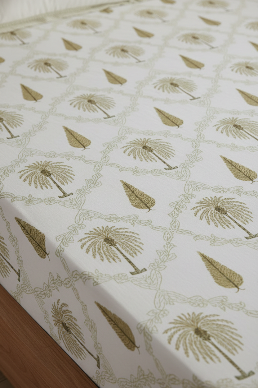 Palm Tree Bedsheet Set