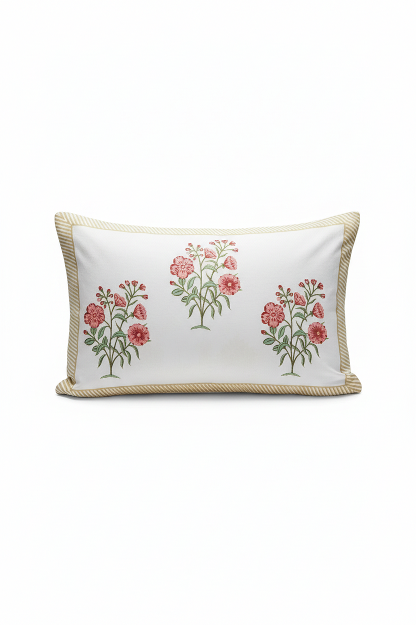 Pink Floral Bedsheet Set