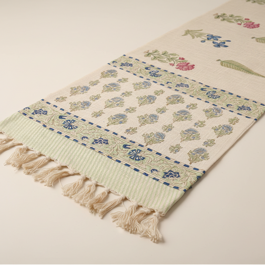 Botanical Tassel Runner