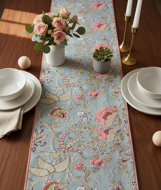 Vintage Embroidered Runner