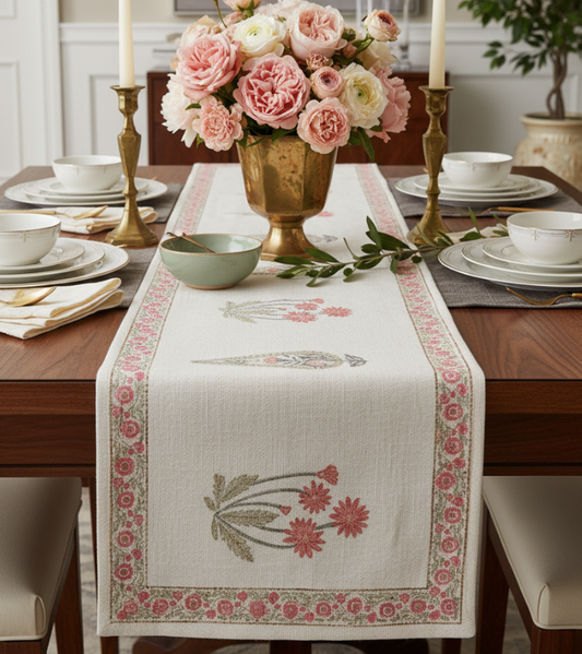 Coral Daisy Runner