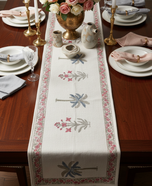 Palm Floral Runner