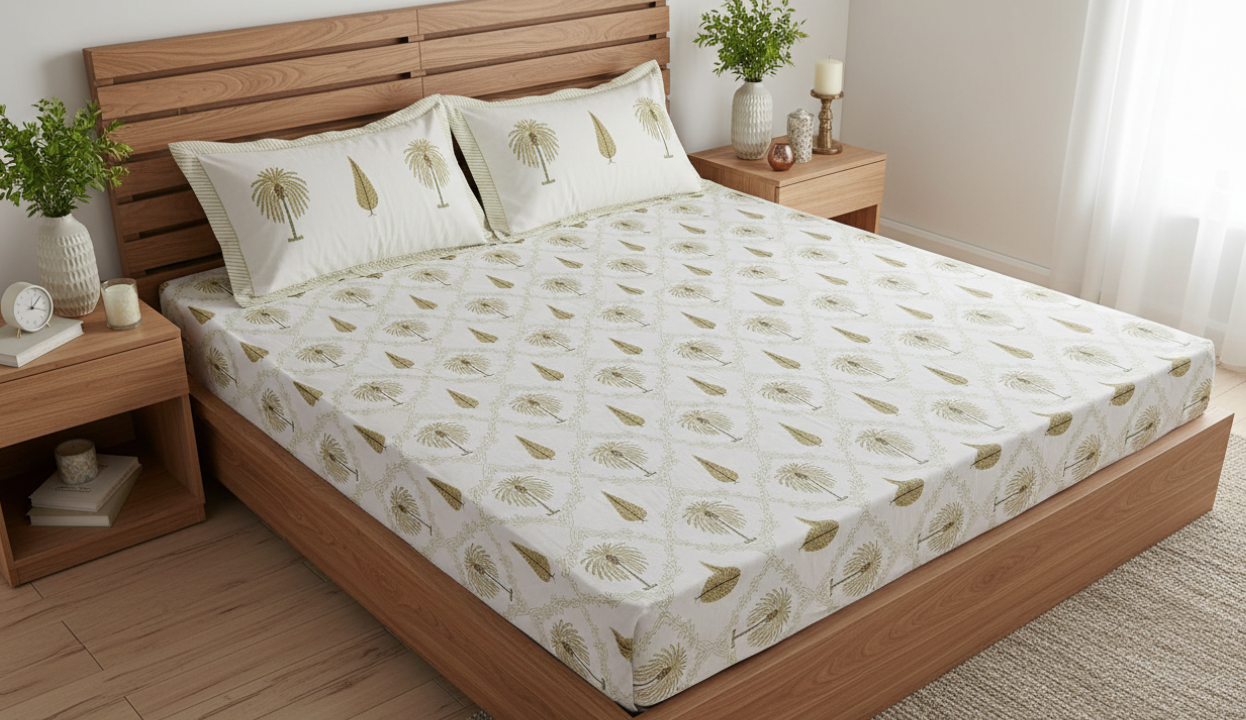 Palm Tree Bedsheet Set