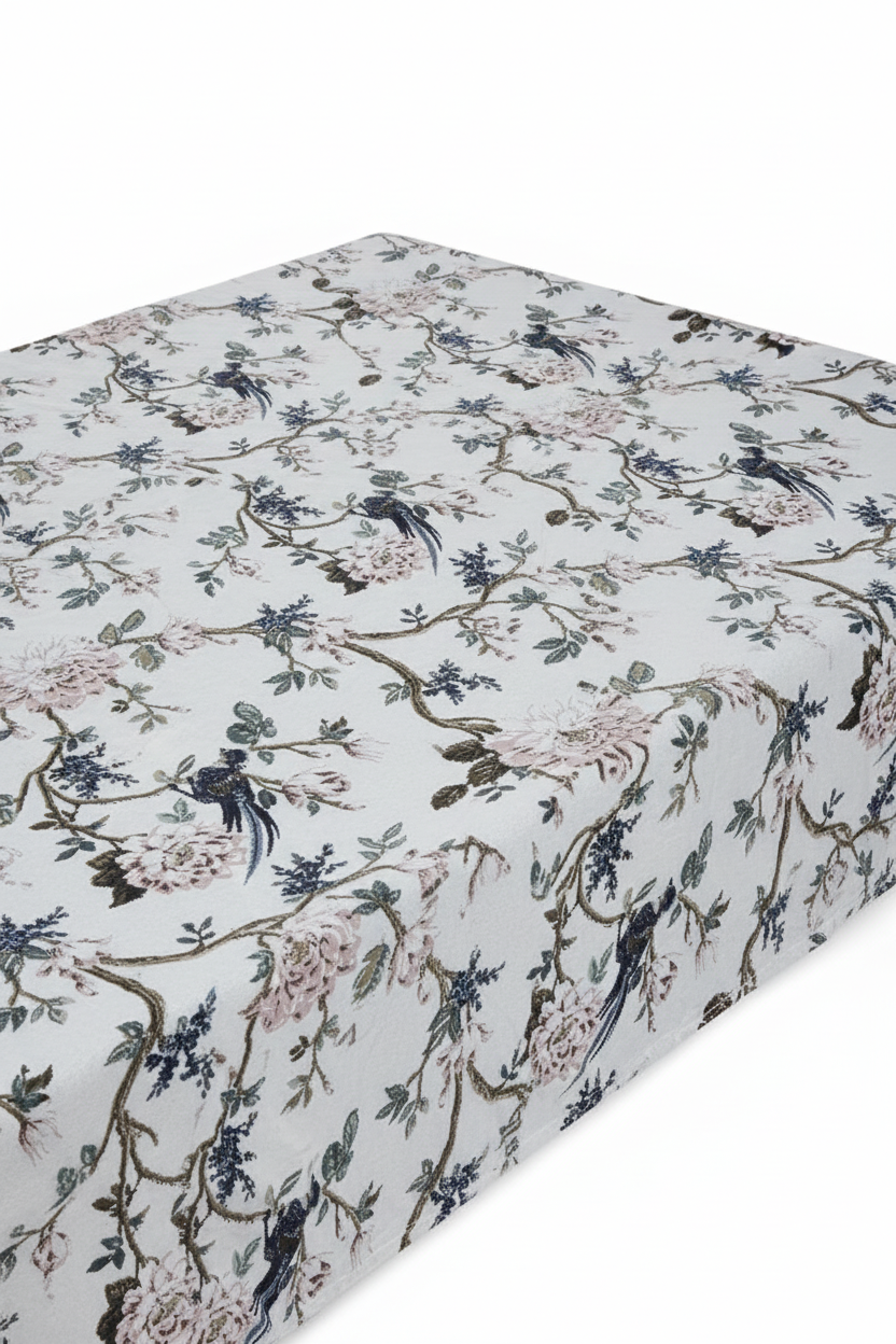 Grey Bird Bedsheet Set