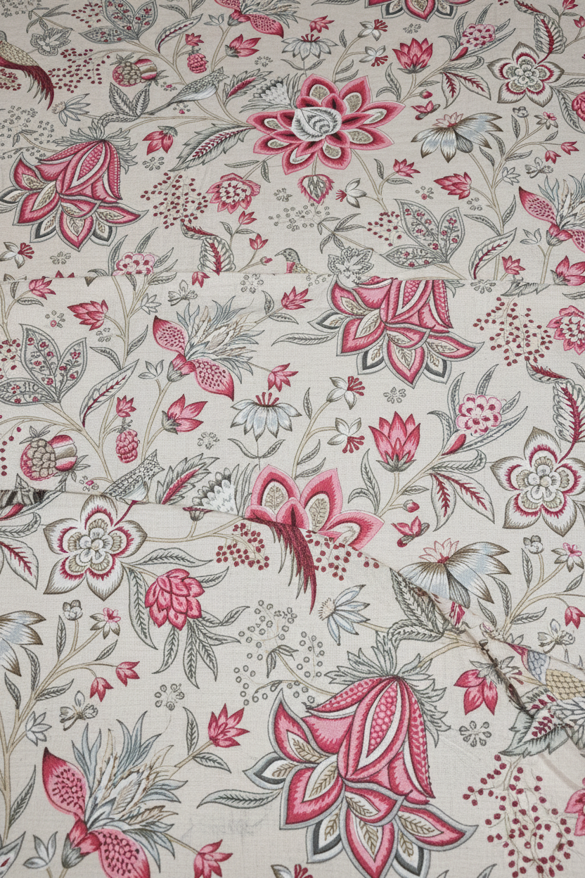 Pink Paisley Bedsheet Set