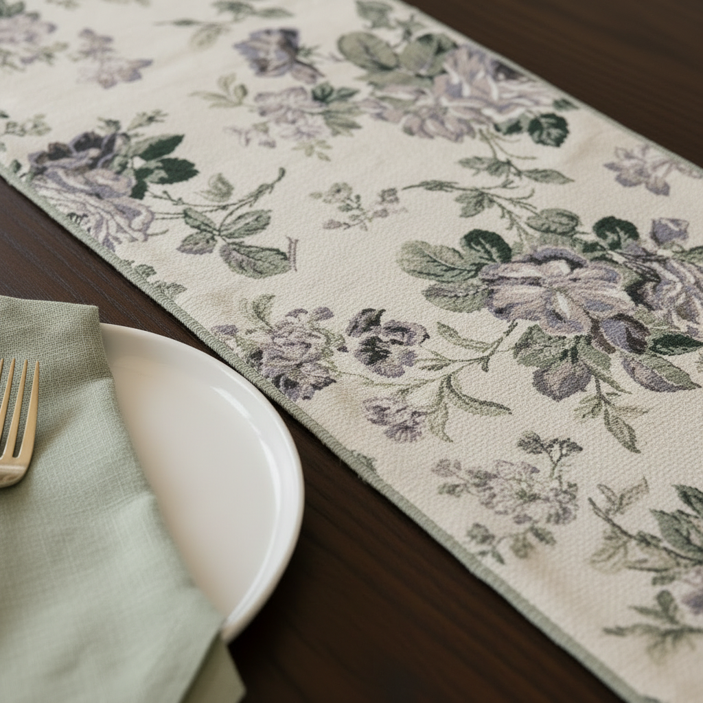 Vintage Floral Runner